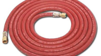 Fitted Acetylene Welding Hose (1/4" Fittings) - 6 mm x 20 m