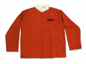 Welding Jacket Kevlar Stitched Red Leather - XL
