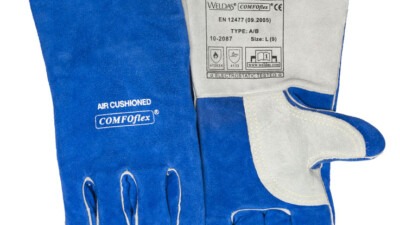Weldas 10-2087 Blue Cowhide COMFOflex® Welding Gloves