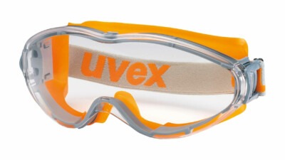 Uvex 9302 Ultrasonic Goggles (Clear Lens) - Orange Frame