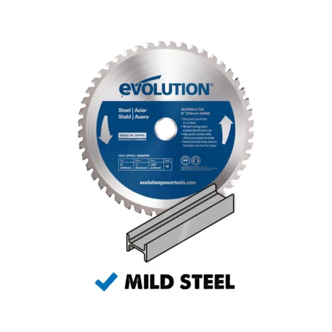 230mm mild steel cutting 48t blade
