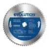 Evolution TCT Circular Saw Blade - 230mm Dia. / 25.4mm Bore (Steel, Aluminium & Stainless Steel)
