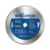 Evolution 355mm TCT Chop Saw Blade - Steel, Aluminium & Stainless Steel (25.4mm Bore)