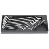 Custor 75° Offset Ring Wrench Set - Metric, CR-V Steel (10 Piece)