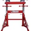 Duo Double Roll Pipe Stand Base - 2400 kg Capacity - ½" to 48" Pipe (74-109 cm Height, No Wheels)