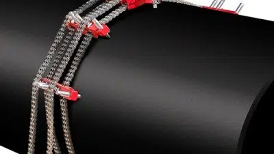Double Chain Pipe Alignment Clamp - Stainless Steel (10" to 240" OD)