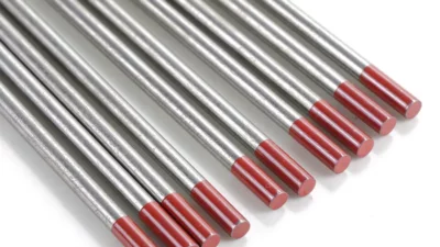 2% Thoriated 1.2 m Tungsten Electrodes (Red Tip) - Pack of 10
