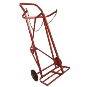Twin Superior Cylinder Trolley With 3 Wheels for x2 Oxygen/Acetylene Cylinders (KBS03)