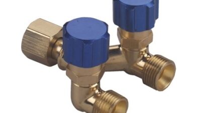 Twin Outlet Valve (Hose Type) Oxygen/Inert Gas Right Hand
