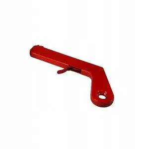 Red Pistol Sparklighter - Single Flint Trigger Action (Complete with Flint)