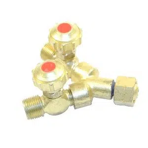 Twin Outlet Gas Control Valve 3/8" BSP (Acetylene / Oxygen)