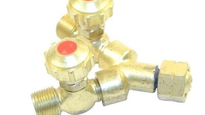 Twin Outlet Gas Control Valve 38 Acetylene (Left Hand)