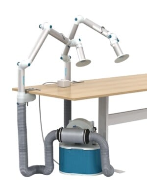 Bench Top Fume & Odour Extraction Kit 2500 /w Standard Filter 240V