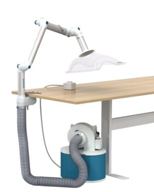 EK2000 Bench Top Fume & Odour extraction Kit - with Carbon Filter 240V