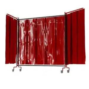 Three Sided Welding Screen - Defender 500 - Red