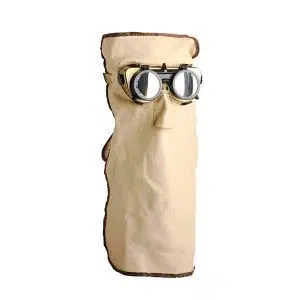Leather Welding Mask - 45cm (Monkey Mask) - Includes 10 Spare Lenses