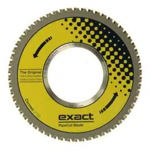 Exact Cermet V155 155mm Ceramic Alloy Saw Blade for Spiral Ducts and Thin Sheet Materials 58 Tips