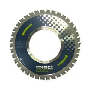 Exact TCT Z140 140mm Tungsten Carbide Tipped Saw Blade for Steel, Copper and Plastic Pipe