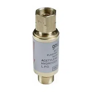 Gas Arc Tech-Master GA-D97 Hydrogen Flashback Arrestor - 10 Bar (Regulator Fitting) Stainless Steel