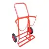 Twin Gas Cylinder Trolley - 30cm Solid Rubber Tyres - x2 Oxygen/Propane (KBS06)