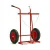 Oxy-Propane Gas Cylinder Trolley - Pneumatic Tyres (1275)
