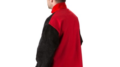 Tusker Proban Backed Leather Jacket in Code Black - Medium