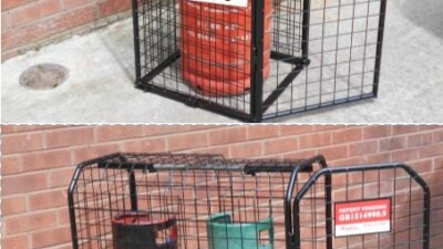 Expanding Cylinder Cage for 1 or 2 x 19Kg Propane Cylinders (KBCC09)