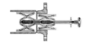 Spider Clamp 400 Series Stainless Steel - 120m - 350mm