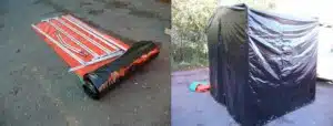 Tusker Collapsible Welding Tent - Heavy Duty Dual Opening - 2 x 2 x 2m (Fits 60cm Manhole)