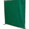 Lo-Vis Dark Green PVC Welding Curtain 6ft x 8ft EN1598 MIG TIG Stick