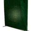 Green PVC Welding Curtain 6ft x 6ft Low Visibility