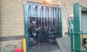 Clear PVC Welding Strip Curtains - 50m Roll