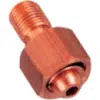 Straight Adaptor - 3/8" NUT to 1/4" Right Hand Thread - Pack of 10