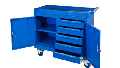 Mobile Tool Cabinet (Cupboard & 5 Drawer Unit) - 920 x 460 mm