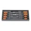 Custor Screwdriver Set - Slotted & Phillips - CR-V Steel, HRC 54-58 (14 Piece)