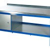 Super Heavy Duty Workbench - Steel Over Wood Top - 1500mm Wide (600–900mm Depth, 1500kg UDL)