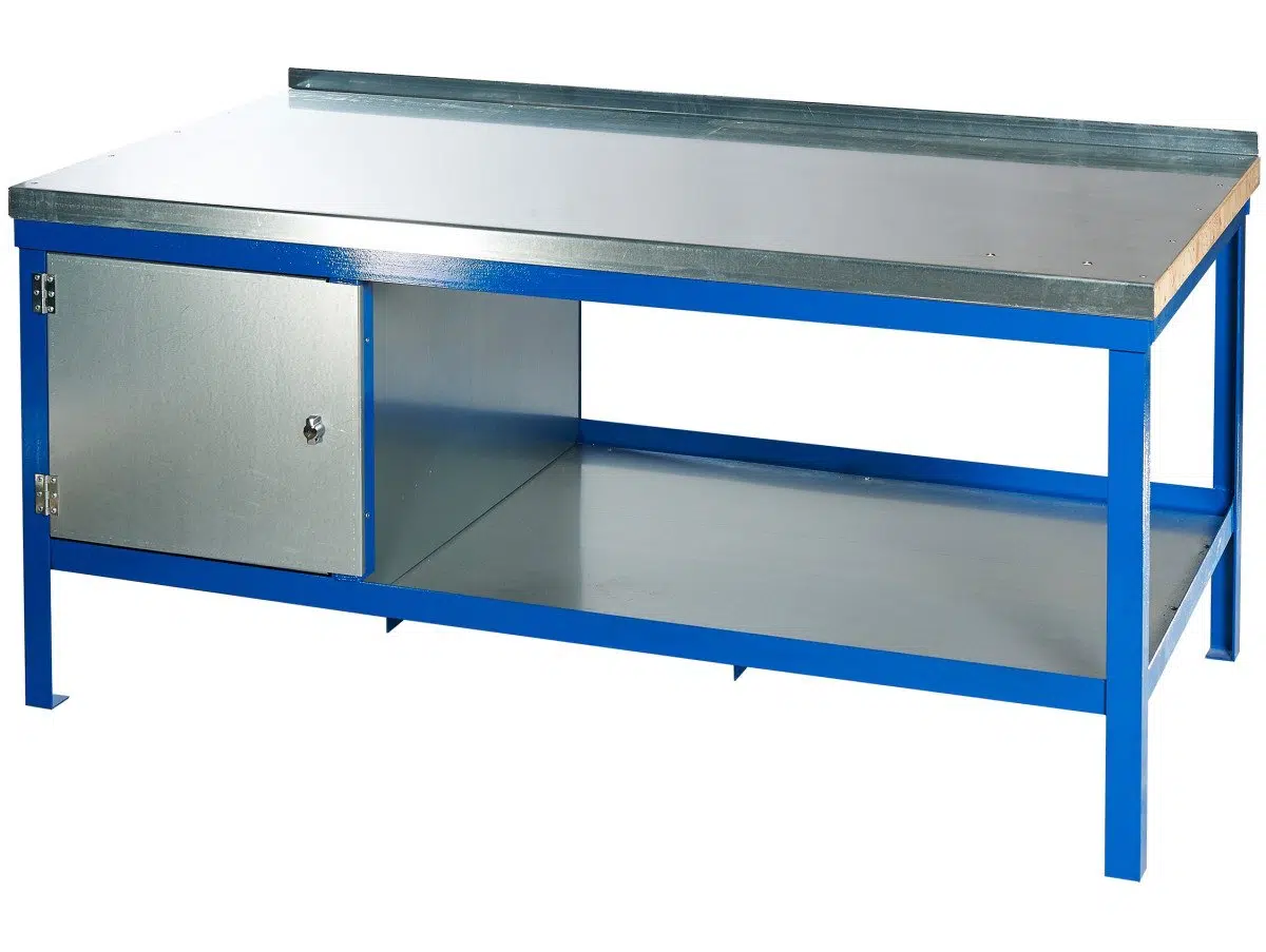 Super Heavy Duty Workbench - Steel Over Wood Top - 1800mm Wide (600 ...