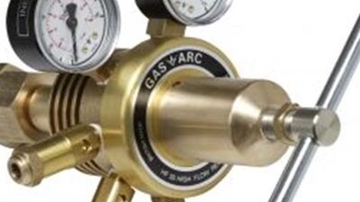 Tech Master HF35 Hi-Flow Inert Gas Regulator with Nevoc Fitting & BS341 Adaptor
