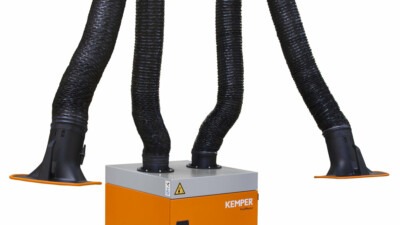 KEMPER ProfiMaster Mobile Filter Unit with 2 x 4 m Flexible Exhaust Arm - 400v/60Hz