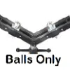 Stainless Steel Ball Transfer Kit for Five Leg Pipe Stand - 1 Pair