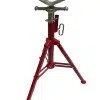 Pipe Stand - Fixed Leg - Max 12" Pipe - 1000kg Capacity (70-122cm Height) - Flat Pack