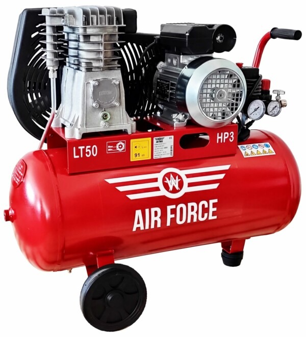 0009129 air force air compressor 3hp 50l 230v portable