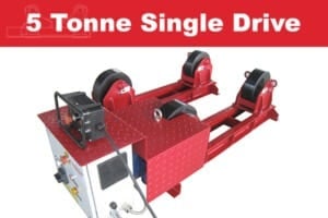 5 Tonne Pipe Rotator - (240 - 2500 mm) - Single Drive