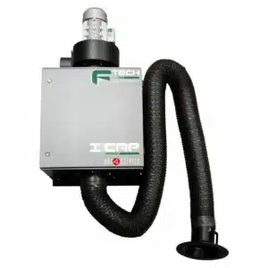 F-Tech ICAP Wall Mounted Extractor 400V c/w 3mtr Armoflex Arm