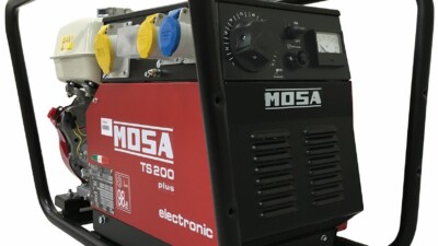 Mosa TS200 BS/EL Silenced 170A Petrol Welder Generator 110/230V