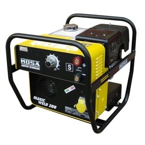 Mosa MagicWeld 200 Silenced Petrol Welder Generator 110V