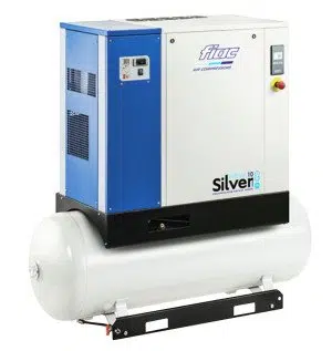 Fiac NS 15 270D Screw Compressor with Dryer - 15HP / 10 Bar (270L Tank)