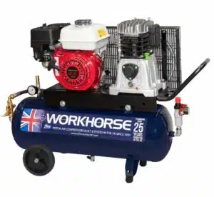 Workhorse Portable Petrol Air Compressor - 5.5HP - 50L