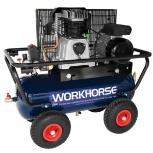 Workhorse Electric Air Compressor - 3HP 110V - 50L Tank (with Crash Bar)
