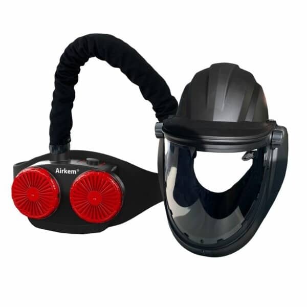 0011468 navishock clear grinding helmet cw airkem unit